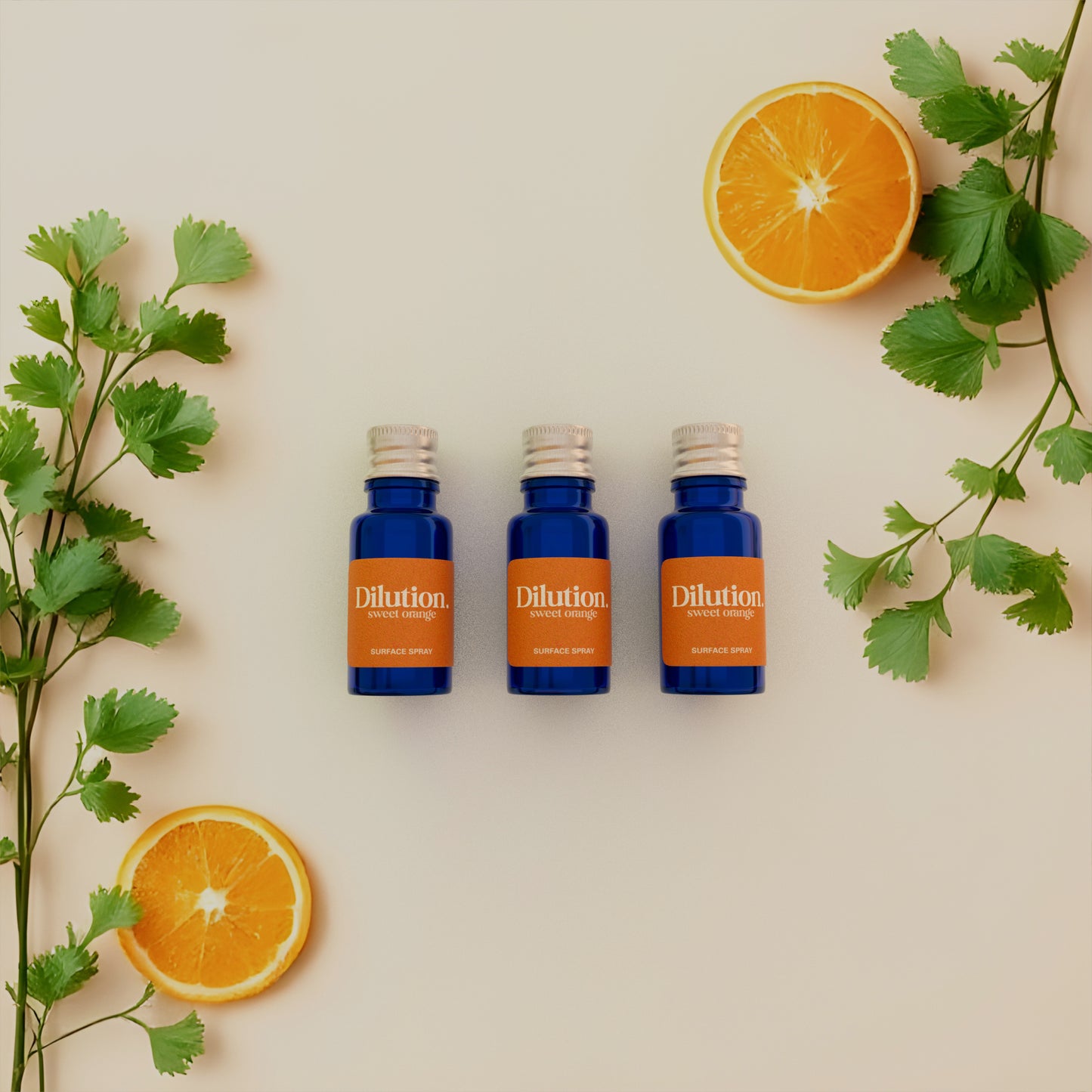 Sweet Orange 20ml Surface Spray Starter Pack (Refill Bundle + Cloth + Spray Bottle)