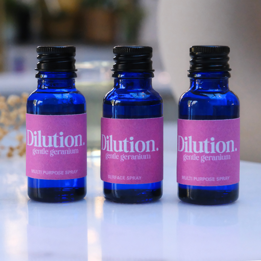 3 Qty Gentle Geranium 20ml Multi Purpose Spray Refill Pack