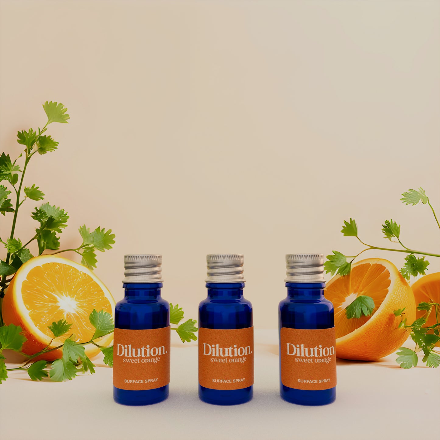 3 Qty Sweet Orange 20ml Surface Spray Refill Pack